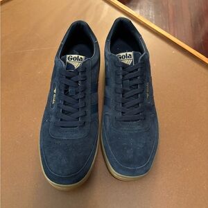 Gola Men's Dark Blue Suede Sneakers